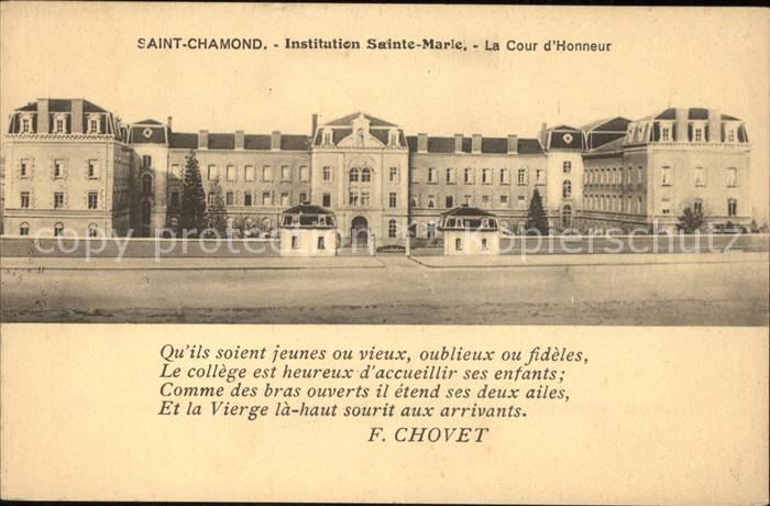 Saint-Chamond Institution Sainte Marie Cour d_Honneur