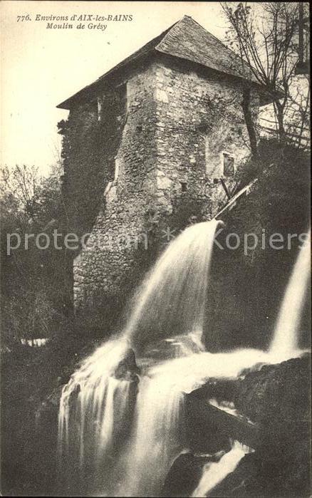 Aix-les-Bains Moulin de Gresy Cascade Mühle Wasserfal