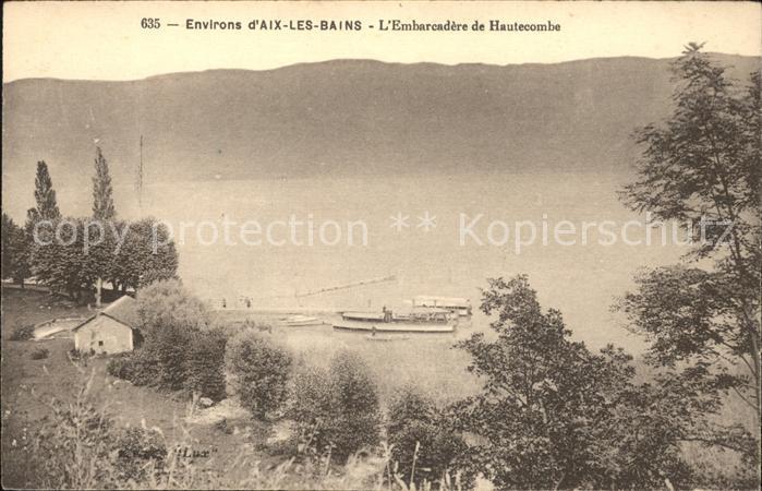 Aix-les-Bains Embarcadere de Hautecombe