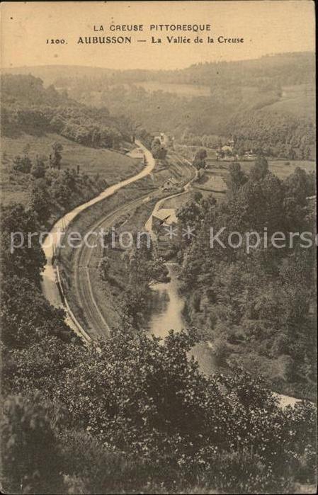 Aubusson Creuse Panorama Vallee de la Creuse