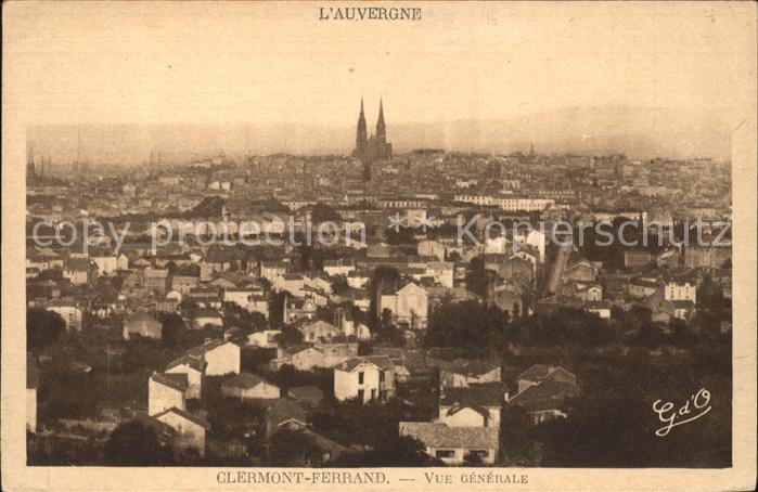 Clermont-Ferrand Vue generale Cathedrale