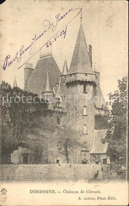 Saint-Leon-sur-Vezere Chateau de Clerant