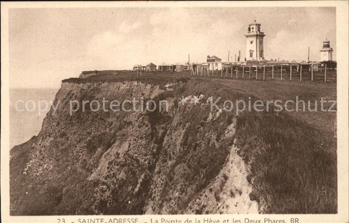 Sainte-Adresse Pointe de la Heve et les Deux Phares
