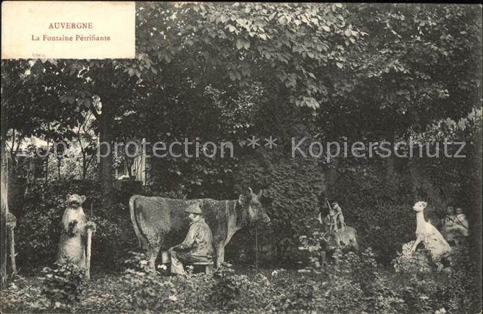 Clermont Ferrand Puy de Dome La Fontaine Petrifiante