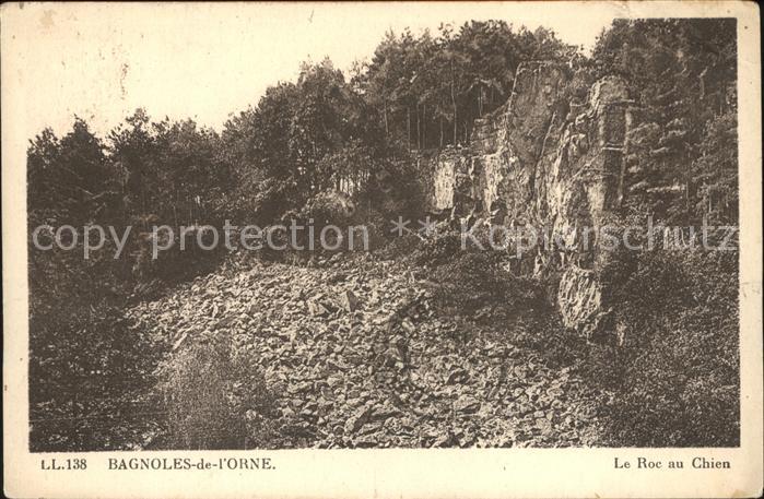 Bagnoles-de-l Orne Le Roc au Chien Felsformation