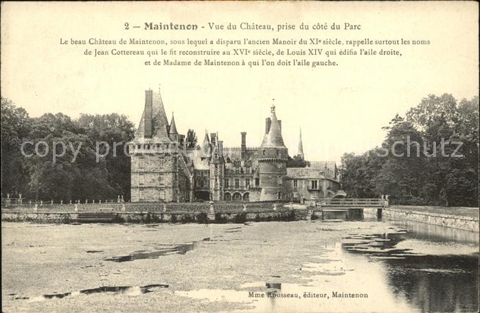 Maintenon Chateau vue prise du Parc