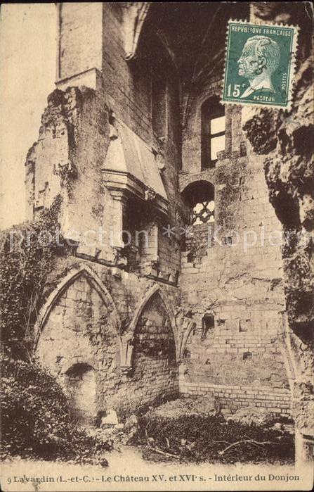Lavardin Loir-et-Cher Chateau Ruines Monument Historique