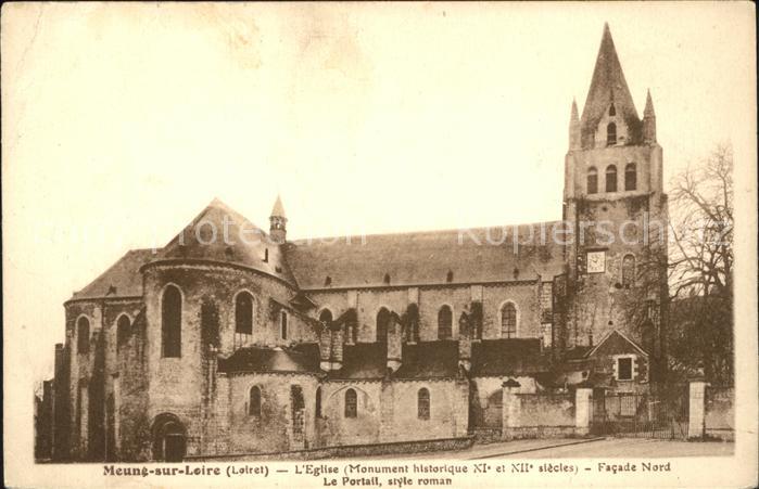 Meung-sur-Loire Eglise Monument historique XI et XII siecle
