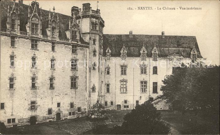 Nantes Loire Atlantique Chateau vue interieure