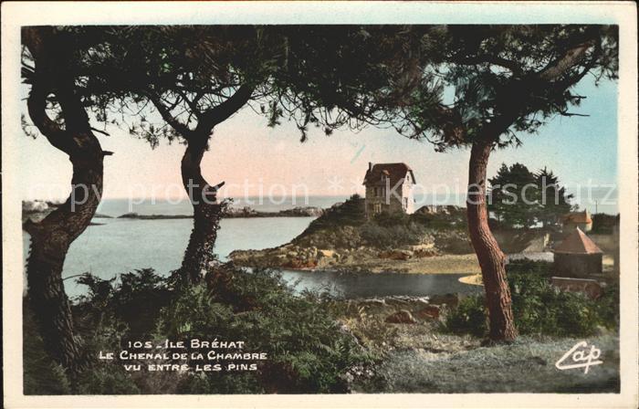 Ile-de-Brehat Chenal de la Chambre Pins