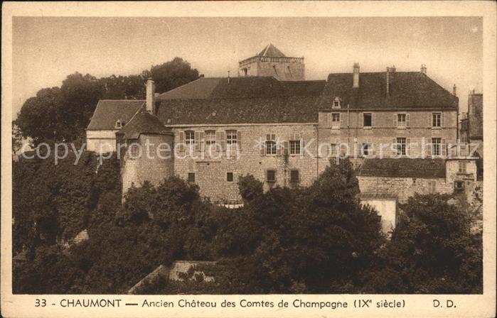 Chaumont 52 Ancien Chateau des Comtes de Champagne IX siecle
