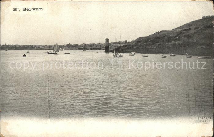 Saint-Servan Ille-et-Vilaine Vue generale de la mer