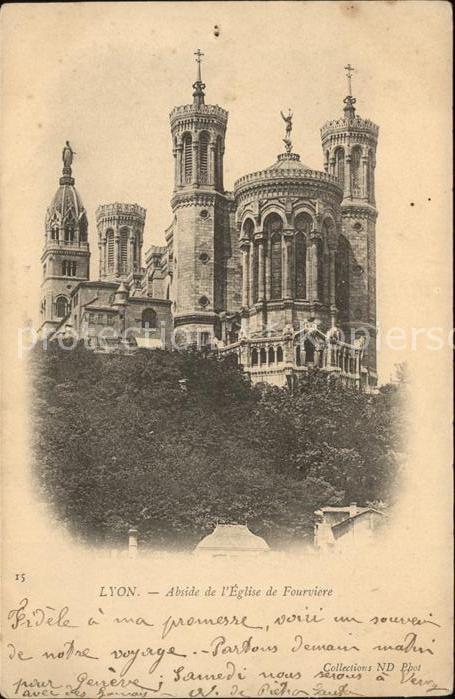 Lyon France Abside de l'Eglise de Fourviere