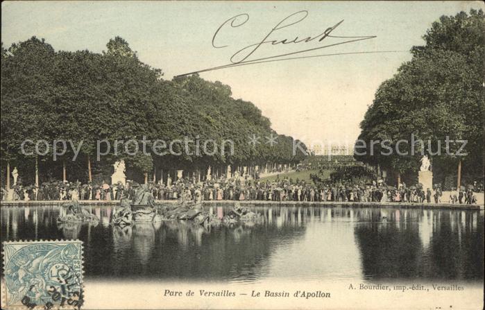 Versailles Yvelines Parc Bassin d_Apollon