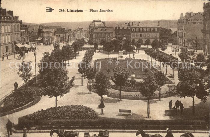 Limoges Haute Vienne Place Jourdan Monument