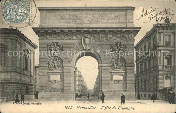 Montpellier Herault Arc de Triomphe