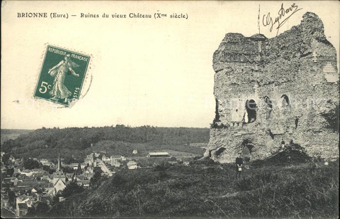 Brionne Ruines du vieux Chateau X siecle