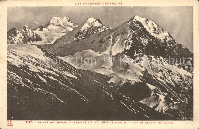 Vallee de Louron Massifs de Hourgade Pyrenees Gebirgspan
