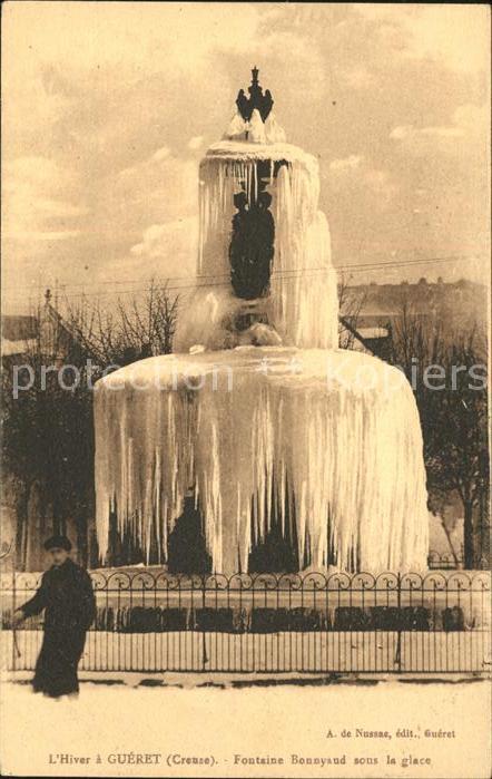 Gueret Fontaine Bonnyaud sous la glace