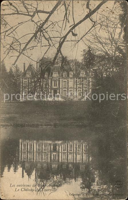 Tourville-sur-Pont-Audemer Chateau Etang