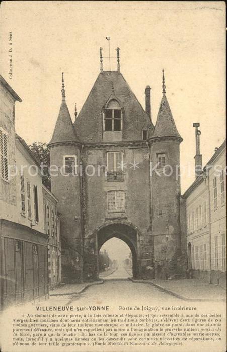 Villeneuve-sur-Yonne Porte de Joigny