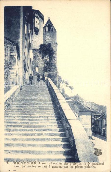Rocamadour Escalier des Pelerins