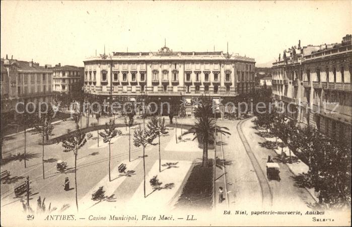 Antibes Alpes Maritimes Casino Municipal Place Mace