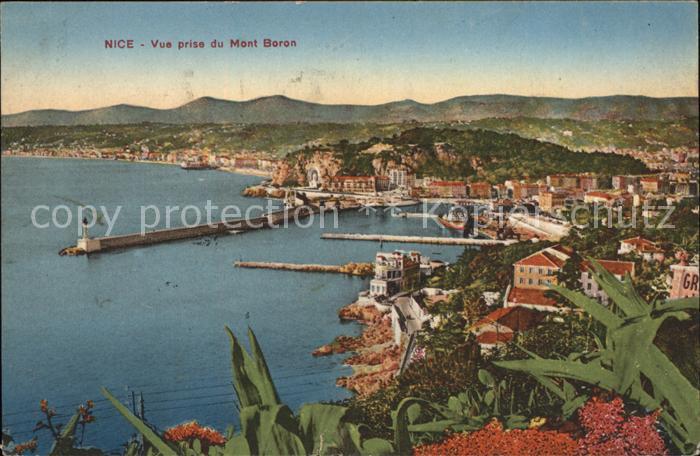 Nice Alpes Maritimes Vue panoramique prise du Mont Boron Por