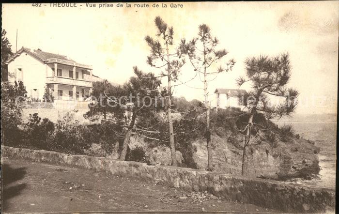 Theoule-sur-Mer Vue prise de la Route de la Gare