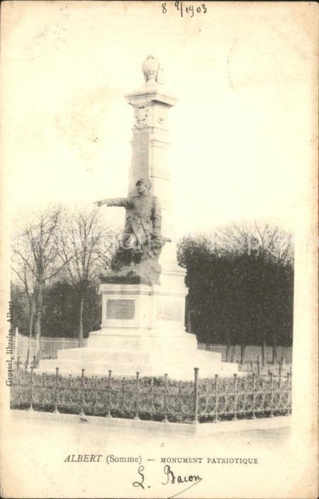 Albert Somme Monument Patriotique
