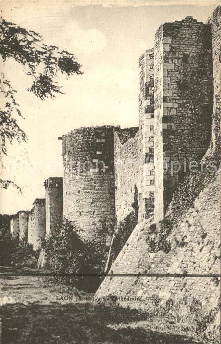 Laon Aisne La Cathedrale Ruines