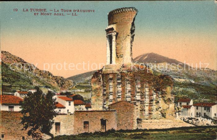 La Turbie Tour d Auguste et Mont Agel