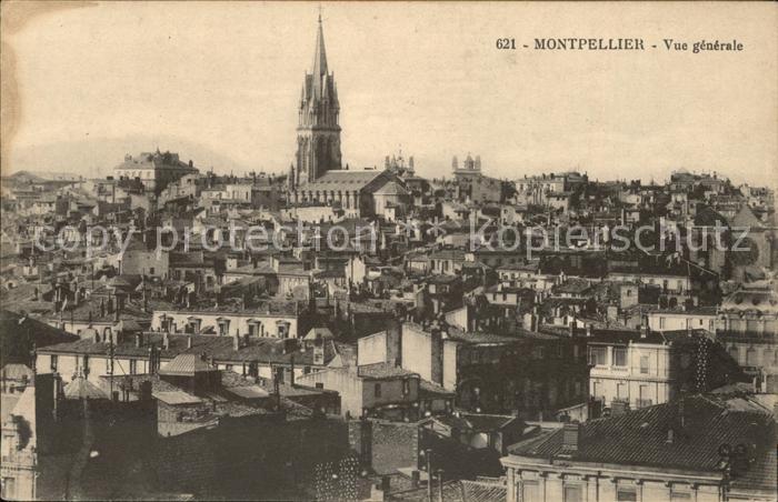 Montpellier Herault Vue generale Cathedrale