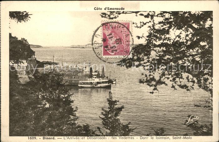 Dinard 35 Arrivee et Debardere des Vedettes Stemp