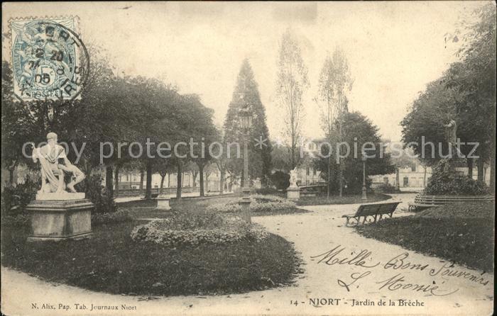 Niort 79 Jardin de la Breche Monument Sculpture