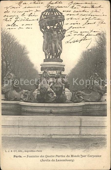 Paris Fontaine des Quatre Parties du Monde pa