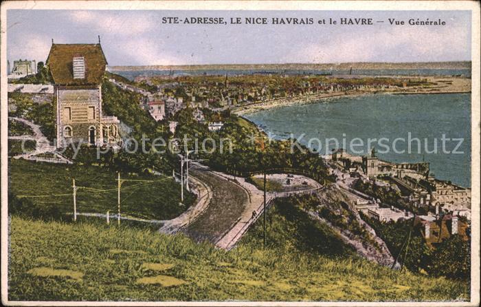 Sainte-Adresse Le Nice Havrais et le Havre vue general