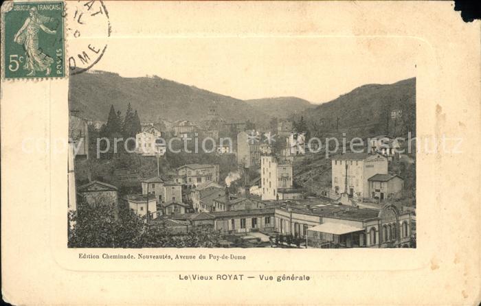 Royat Puy de Dome Vue generale