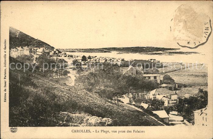 Carolles Plage vue prise des Falaises