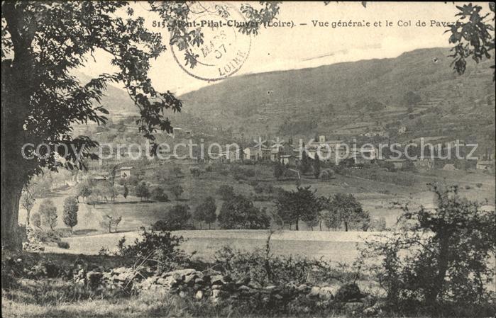 Mont Pilat  Loire Vue generale et Col de Pavezin