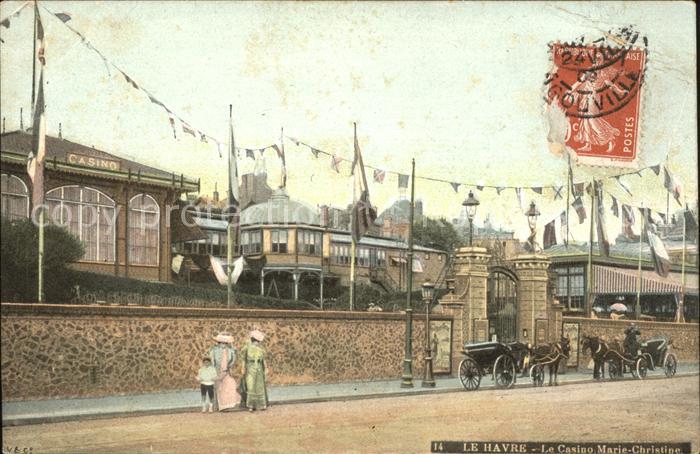 Le Havre Casino Marie Christine Pferdekutsche