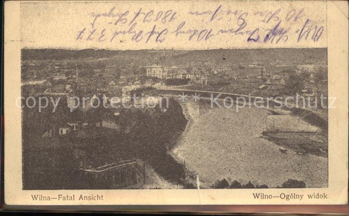 Wilna Wilno Gesamtansicht