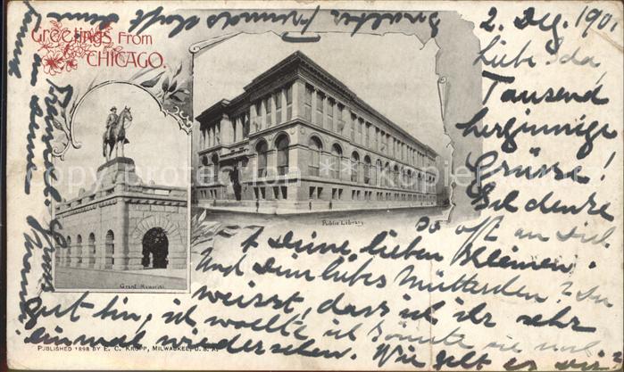 Chicago Illinois Grant Memorial Public Library