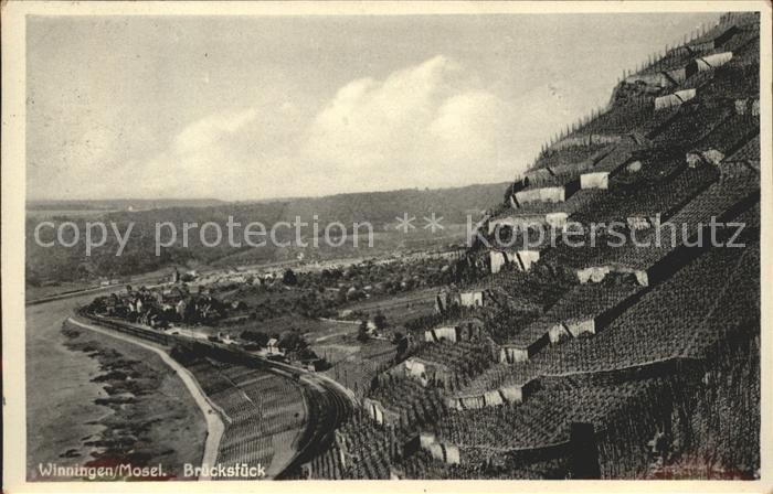 Winningen Mosel Brueckstueck Weinberge