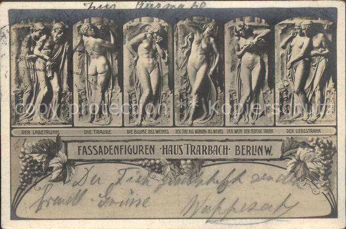 BERLIN CITY Fassadenfiguren Haus Trarbach