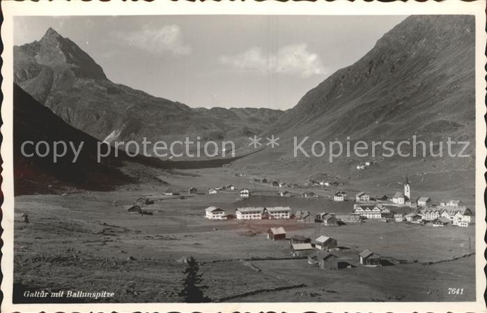 Galtuer Tirol Panorama mit Ballunspitze