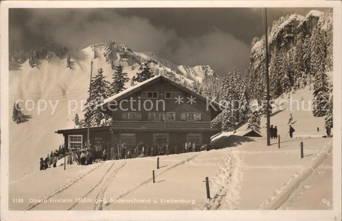Bodenschneid Obere Firstenalm und Krettenburg Winterpanorama NZ3