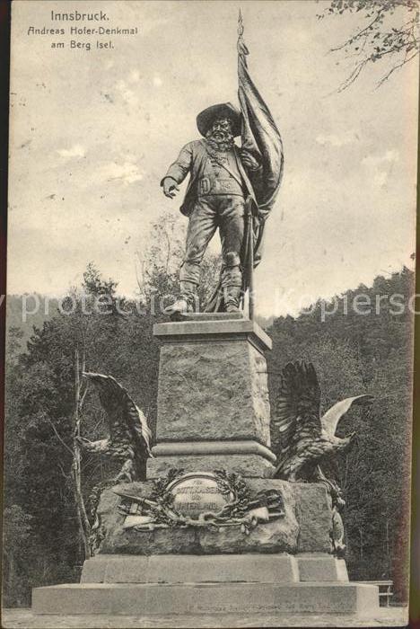 Innsbruck Andreas Hofer Denkmal am Berg Isel Statue