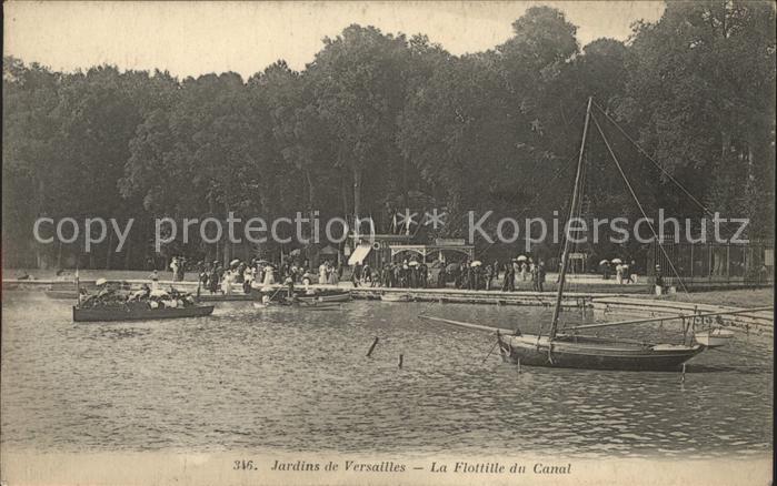 Versailles Yvelines Jardins de Versailles La Flottille du C