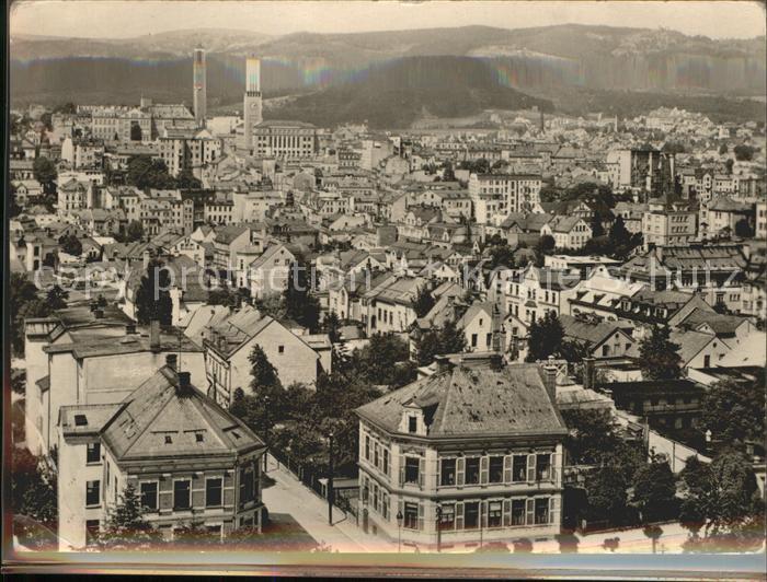 Jablonec nad Nisou Blick ueber die Stadt